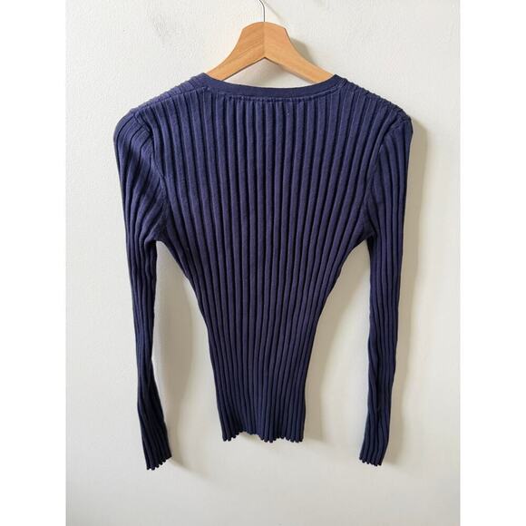 Sundance ribbed cotton knit sweater women's size S - Picture 2 of 5